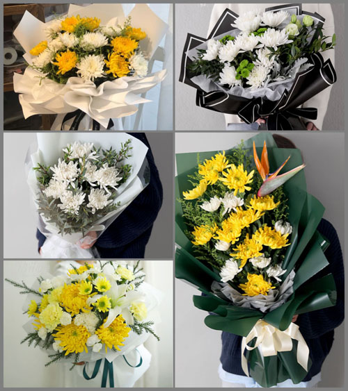 湖北十堰市郧阳区茶店镇大岭山村白事花束代送